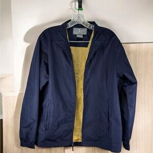 Page & Tuttle Navy jacket Windbreaker Jacket Men’s Large coat
